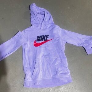 Nike swoosh purple hoodie in great shape